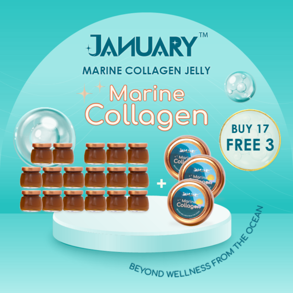 January Marine Collagen Jelly - Seriously Glow Up (BUY 17 FREE 3)