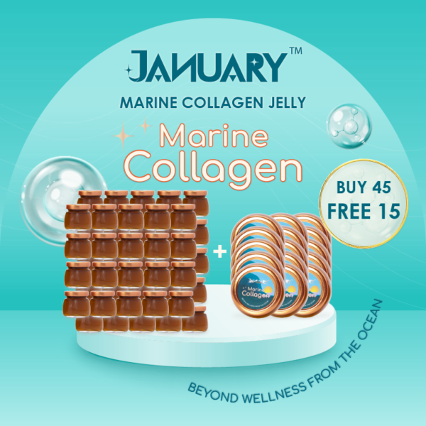 January Marine Collagen Jelly - Celestial Glow (BUY 45 FREE 15)